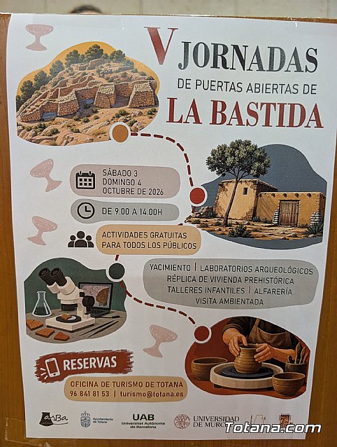 La Bastida abre sus zonas menos accesibles en las V Jornadas de Puertas Abiertas los días 3 y 4 de octubre, Foto 7