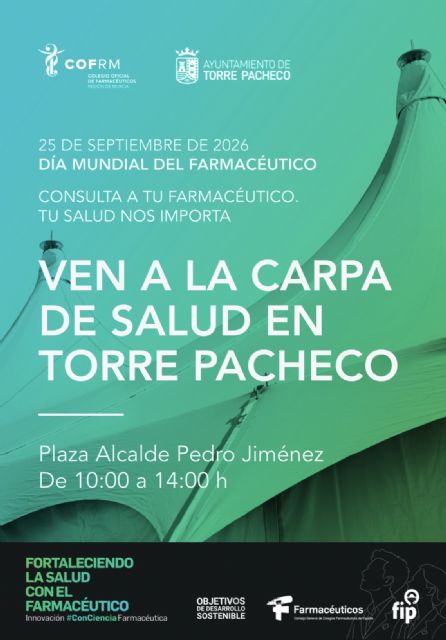 Torre Pacheco acogerá la celebración del Día Mundial del Farmacéutico el próximo viernes 25 de septiembre - 5, Foto 5