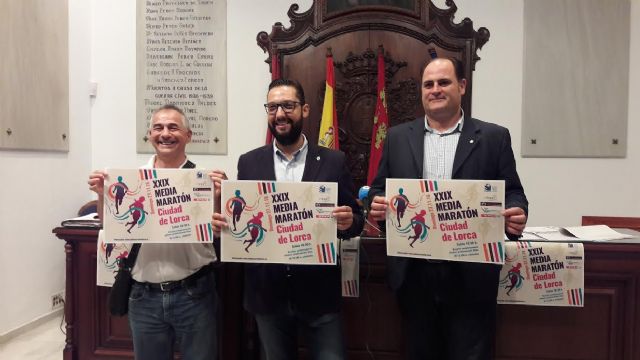 Los corredores que lo deseen ya pueden inscribirse para participar en la XXIX Media Maratón Ciudad de Lorca y 12.500 Metros Saludables - 1, Foto 1