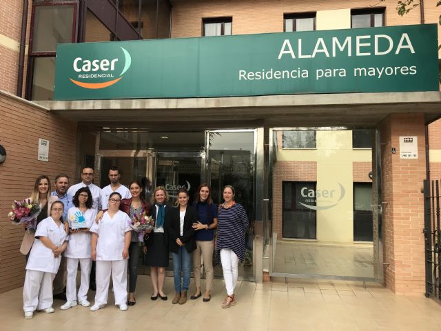 Cuatro usuarios del SEPAP de Down Lorca realizarán prácticas pre-laborales en la Residencia Caser gracias a un convenio de colaboración entre ambas entidades - 3, Foto 3