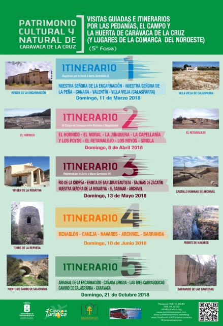 Turismo clausura este domingo la quinta edición de los itinerarios guiados por las pedanías, el campo y la huerta de Caravaca - 2, Foto 2