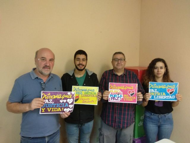 Recogen firmas en Murcia en solidaridad con Nicaragua - 1, Foto 1