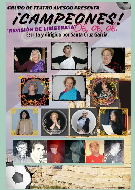 El Grupo de Teatro AVESCO representa ¡CAMPEONES! el sábado 19 de octubre en el Teatro Villa de Molina - 1, Foto 1
