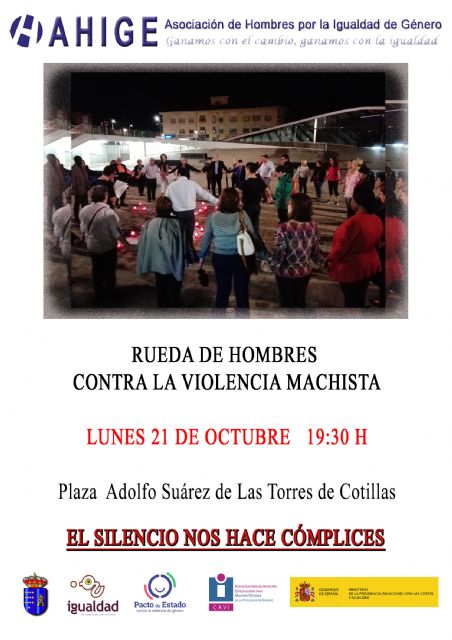 Las Torres de Cotillas acogerá una rueda de hombres contra la violencia machista - 1, Foto 1