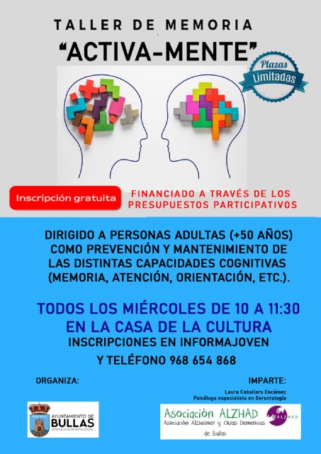 Activa-mente, un taller preventivo de entrenamiento de la memoria - 1, Foto 1