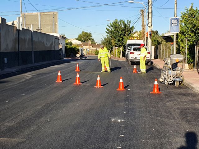 Mejoran el firme de la carretera regional que discurre por la pedanía murciana de La Raya - 2, Foto 2