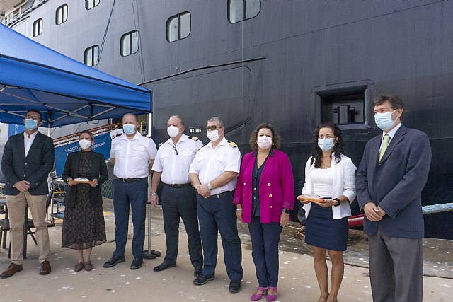 Más de 3.000 turistas alemanes e ingleses a bordo de dos cruceros podrán recorrer Cartagena y sus centros de interpretación de forma libre - 1, Foto 1