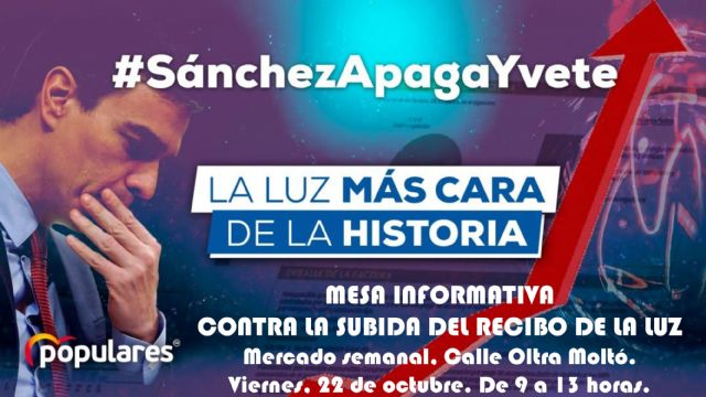 El PP exige al Gobierno de España la bajada inmediata del precio de la luz - 1, Foto 1