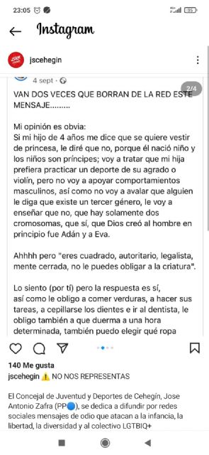 La Fiscalía abre diligencia a un concejal del PP por una publicaciones presuntamente LGTBIfóbica - 4, Foto 4