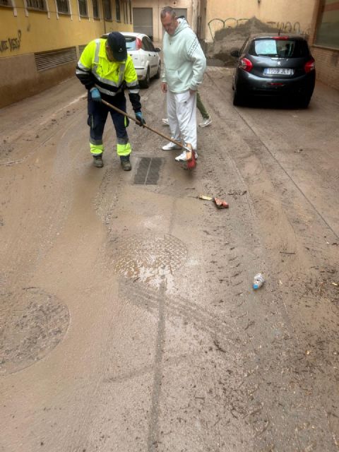 Los servicios municipales continúan trabajando tras las lluvias de este sábado asociadas a la DANA Adam, que ha resultado sin da&ntilde;os personales ni consecuencias de especial gravedad - 5, Foto 5