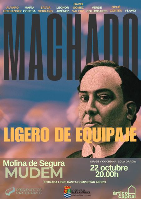 El MUDEM acogerá ´Machado. ligero de equipaje´, un homenaje poético-musical al poeta andaluz con la participación de 40 personas - 3, Foto 3