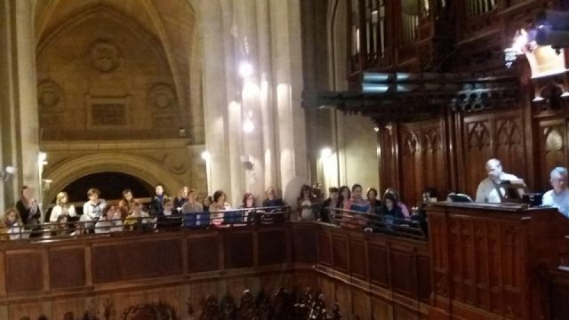 Coral Discantus busca la mejor sonoridad en la Catedral para la Misa de la Coronación - 2, Foto 2