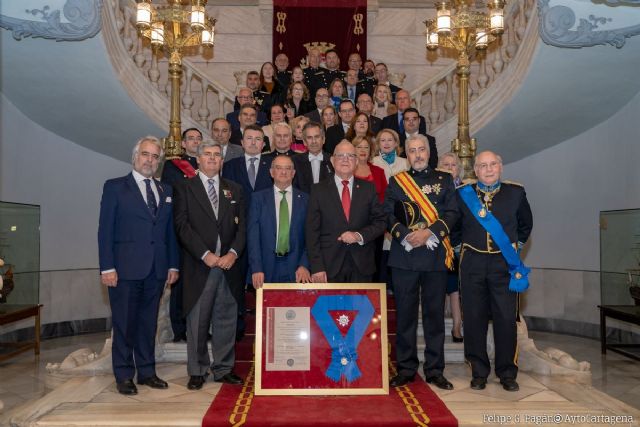 La Orden de Santa María de España entregó la Gran Cruz de Honor al Ayuntamiento de Cartagena - 1, Foto 1