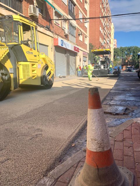 Comienzan las primeras pruebas para la instalación de un asfalto frío que reducirá la contaminación en Murcia - 3, Foto 3