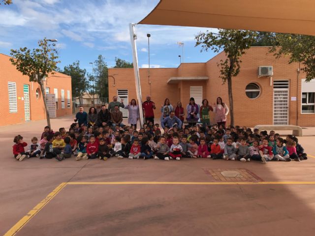 El colegio Hernández Ardieta ya cuenta con un toldo para evitar las alta temperaturas - 1, Foto 1
