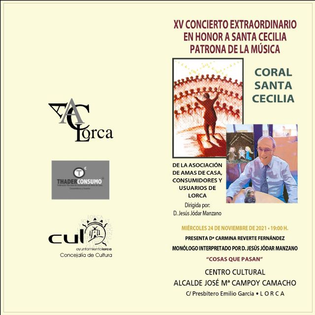 La Coral Santa Cecilia celebrará este próximo miércoles, 24 de noviembre, su XV Concierto Extraordinario en honor a la patrona de la música - 3, Foto 3