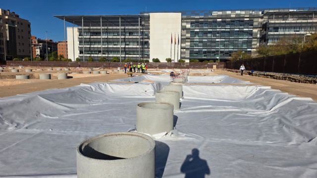 El ´sistema antiinundaciones´ del aparcamiento disuasorio de Hacienda permitirá almacenar y laminar hasta 1,4 millones de litros de agua - 4, Foto 4
