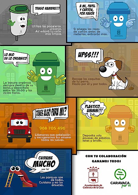 Caravaca lanza una campaña de concienciación ciudadana para mejorar la limpieza y el cuidado del mobiliario urbano - 2, Foto 2