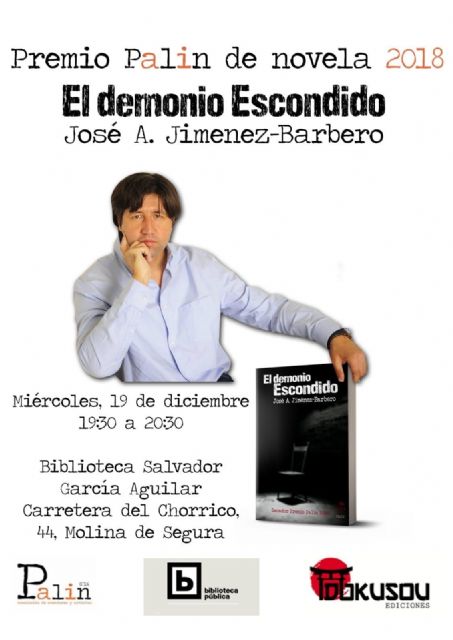 José Antonio Jiménez-Barbero presenta el libro El demonio escondido el miércoles 19 de diciembre en Molina de Segura - 1, Foto 1