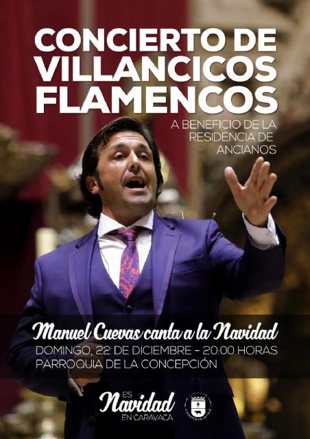 El cantaor sevillano Manuel Cuevas ofrece un recital de villancicos flamencos este domingo en Caravaca de la Cruz - 1, Foto 1