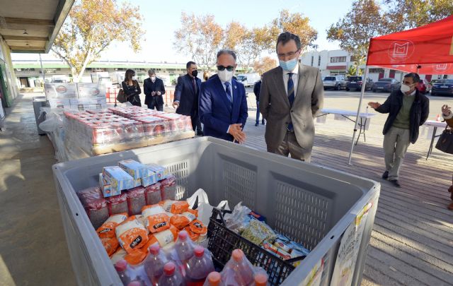 MercaMurcia recoge 6,5 toneladas de alimentos frescos y no perecederos para las familias vulnerables - 1, Foto 1
