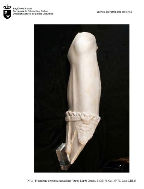 Huermur apoya la protección BIC de las esculturas romanas de Osuna reencontradas en Murcia - 4, Foto 4