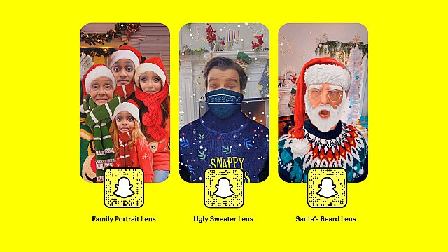 Snapchat celebra esta temporada con Lentes especiales para navidades - 1, Foto 1