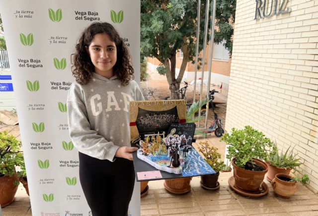 Una alumna de Bigastro gana el VI Concurso Escolar 'Descubre tu Comarca' con una obra en 3D dedicada a las sociedades musicales de la Vega Baja - 3, Foto 3