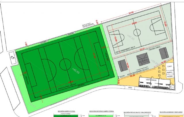 Algezares contará con una nueva zona multideporte para el próximo verano - 3, Foto 3