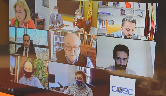 Martínez Vidal se reúne con representantes de COEC para analizar la situación actual de las empresas cartageneras - 2, Foto 2