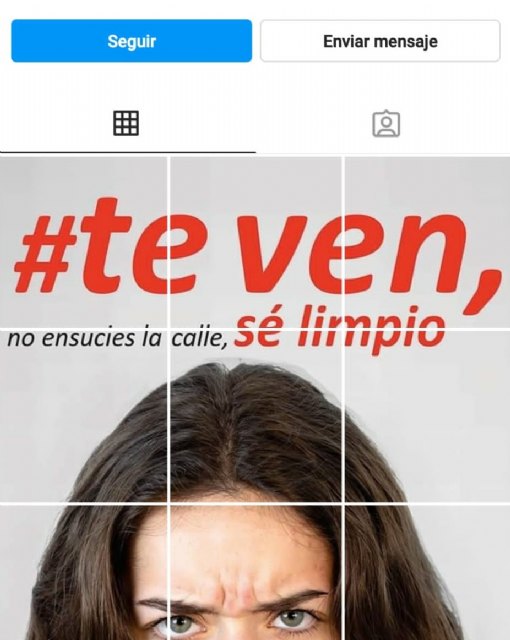 La campaña sobre limpieza y concienciación del cuidado del entorno Te Ven, también disponible en Instagram - 1, Foto 1