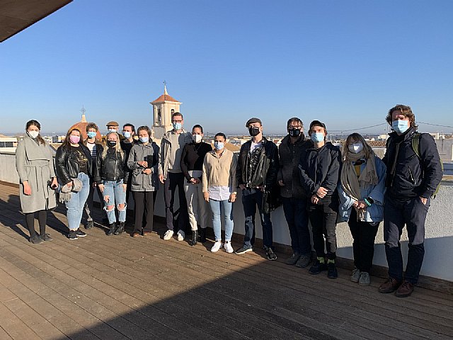 Estudiantes finlandeses de intercambio en San Javier visitan el Ayuntamiento - 1, Foto 1