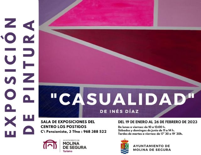 La Sala de Exposiciones Los Postigos de Molina de Segura acoge la exposición CASUALIDAD, de Inés Díaz, hasta el día 26 de febrero - 1, Foto 1