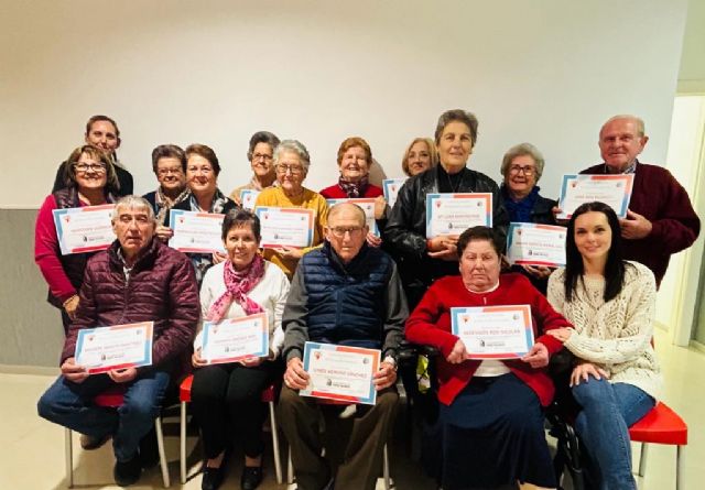 Clausura de los Talleres de Memoria y Estimulación Cognitiva en los Centros de Mayores del municipio de Torre Pacheco - 2, Foto 2