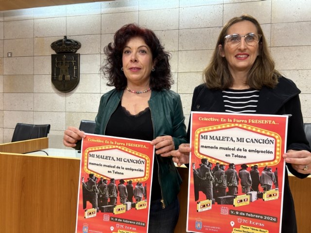 El Colectivo En la Parra presenta el espectáculo sobre la memoria musical de la emigración de Totana “Mi maleta, mi canción” - 1, Foto 1