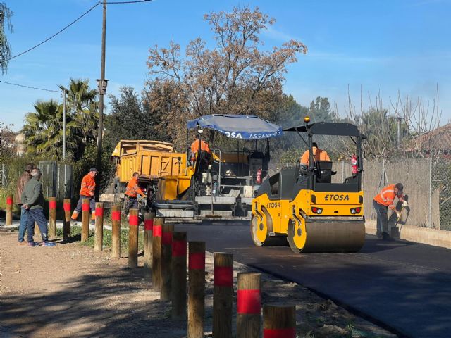Murcia renueva el firme del carril Secano para mejorar la seguridad, el confort y la durabilidad en Rincón de Seca - 2, Foto 2