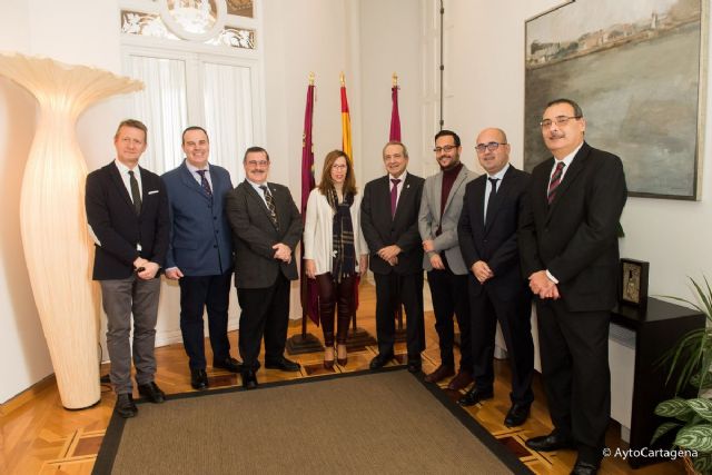 La alcaldesa recibe al nuevo rector de la Universidad Internacional Menendez Pelayo, Emilio Lora-Tamayo - 1, Foto 1