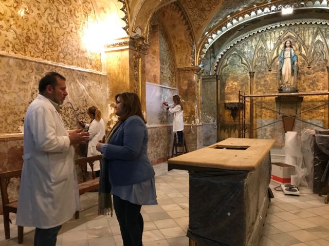 14 alumnos de los talleres de empleo de la Concejalía de Desarrollo Local rehabilitarán la Capilla de la Virgen Milagrosa, ubicada en el Colegio San Francisco de Asís - 2, Foto 2
