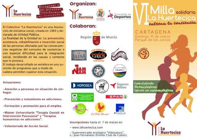 Ya está abierta la inscripción para la VI Milla Solidaria La Huertecica - 2, Foto 2