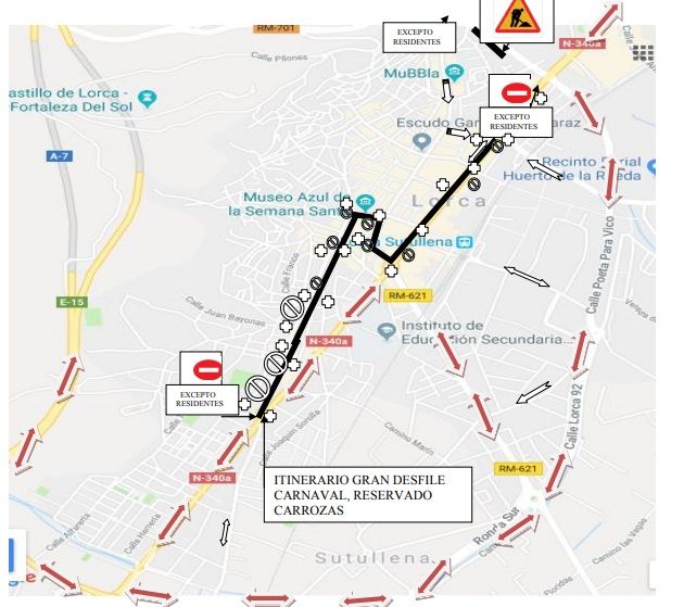 La Policía Local de Lorca establece normas de circulación especiales con motivo de los desfiles de Carnaval que se celebrarán el próximo fin de semana - 1, Foto 1