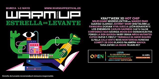 Miles Kane y Django Django cierran el cartel de WARM UP Estrella de Levante 2020 - 1, Foto 1