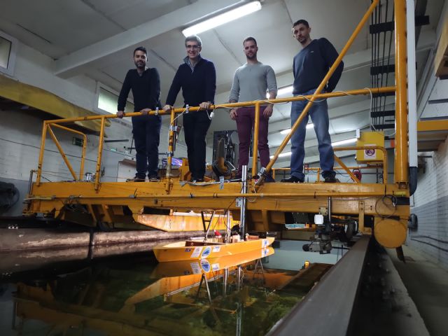 Investigadores de la UPCT usan un modelo a escala del BIO Hespérides para reproducir las condiciones de navegación en zonas con hielo - 1, Foto 1