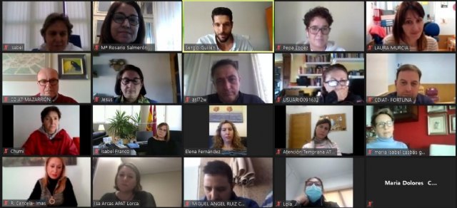 La Plataforma de Atención Temprana se reunió por videoconferencia, con la Consejera de Mujer, Igualdad, LGTBI, Familias y Política Social - 1, Foto 1