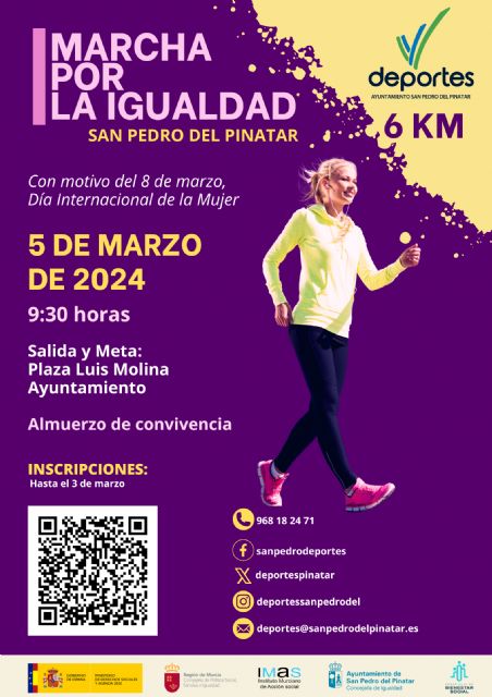San Pedro del Pinatar celebra una marcha urbana por la igualdad el próximo 5 de marzo - 1, Foto 1