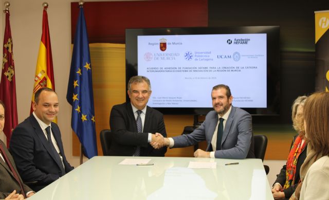 Cátedra Ecosistema Murcia Innova (EMURI) para fomentar la innovación en el tejido empresarial de la Región de Murcia - 1, Foto 1