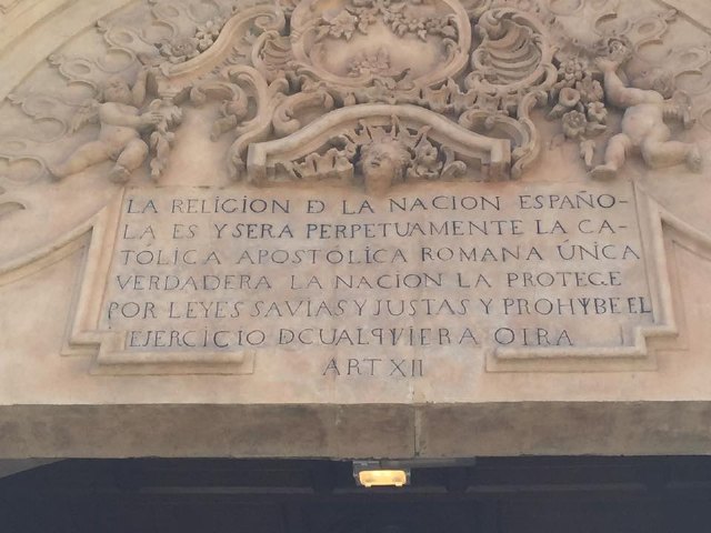 Hoy es el 205 aniversario de la Constitución de Cádiz. 