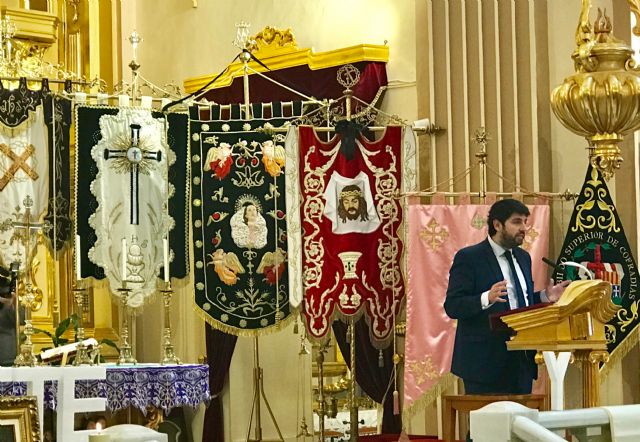 López Miras: La Semana Santa de Archena es una cita con el arte, la fe y una historia que se desgrana en sus doce cofradías - 1, Foto 1