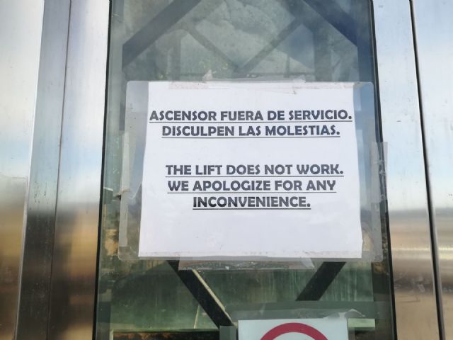Ciudadanos urge al ayuntamiento a encontrar una solución al ascensor que permite visitar el castillo de San Juan de las Águilas - 2, Foto 2