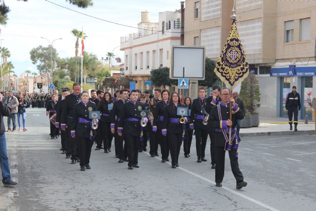 Éxito de público en el Encuentro de Bandas de Tambores y Cornetas en Puerto Lumbreras - 1, Foto 1
