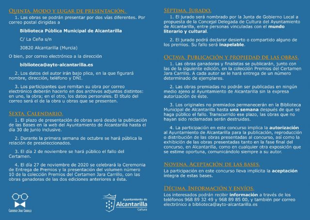 Abierto el plazo para participar en el Certamen Internacional Jara Carrillo de poesía y cuento de humor - 2, Foto 2